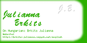 julianna brkits business card